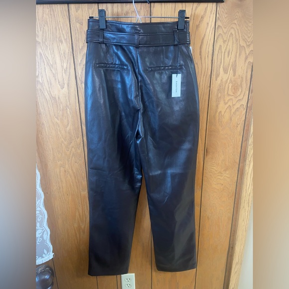 BABATON Vegan Belten pants. Color brown. Size 8. Brand new with tags. - Picture 2 of 3